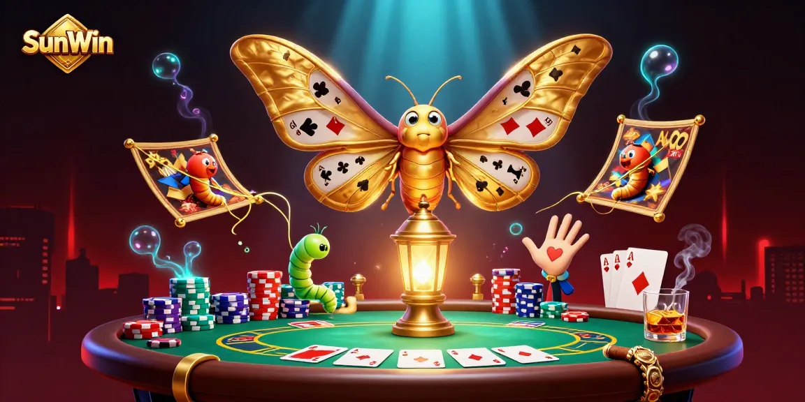 Engage in thrilling gameplay with SunWin showcasing vibrant casino elements and colorful characters.